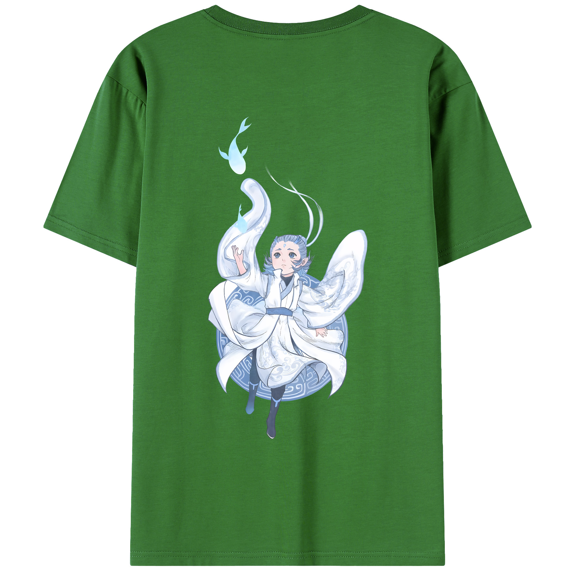 （画像用） Ne Zha 2 ナタ 魔童の大暴れ レディース半袖Tシャツ(バックプリント)